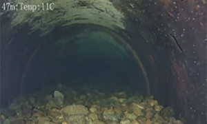 集水埋管調査画像