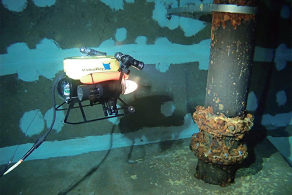 水中ドローン（ROV）調査