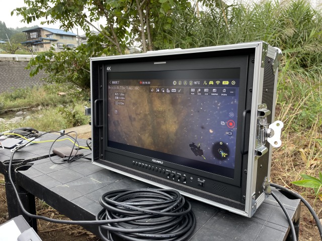 農水サイホン管内の調査