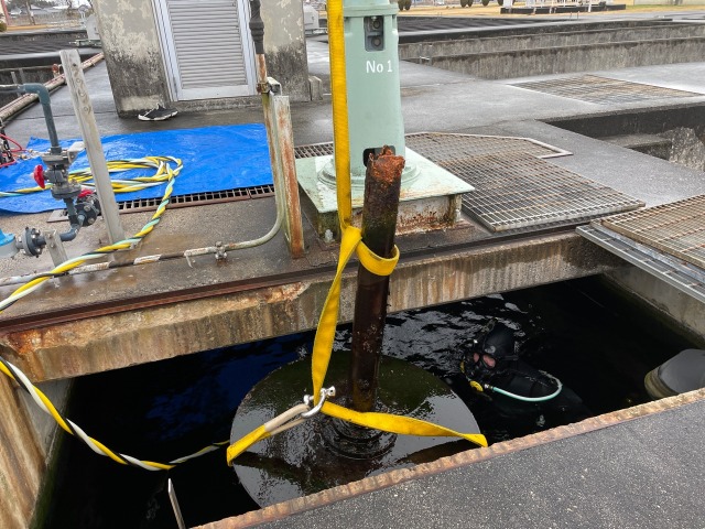 薬注撹拌機の取替