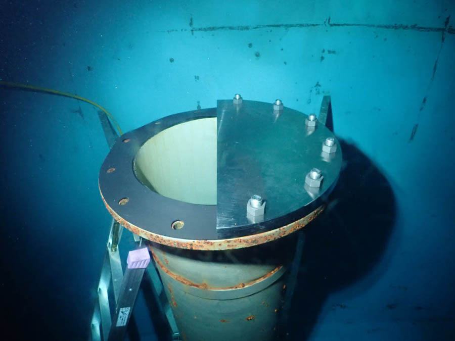 大口径配管の止水