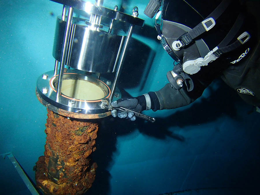 流入管逆流防止弁の設置