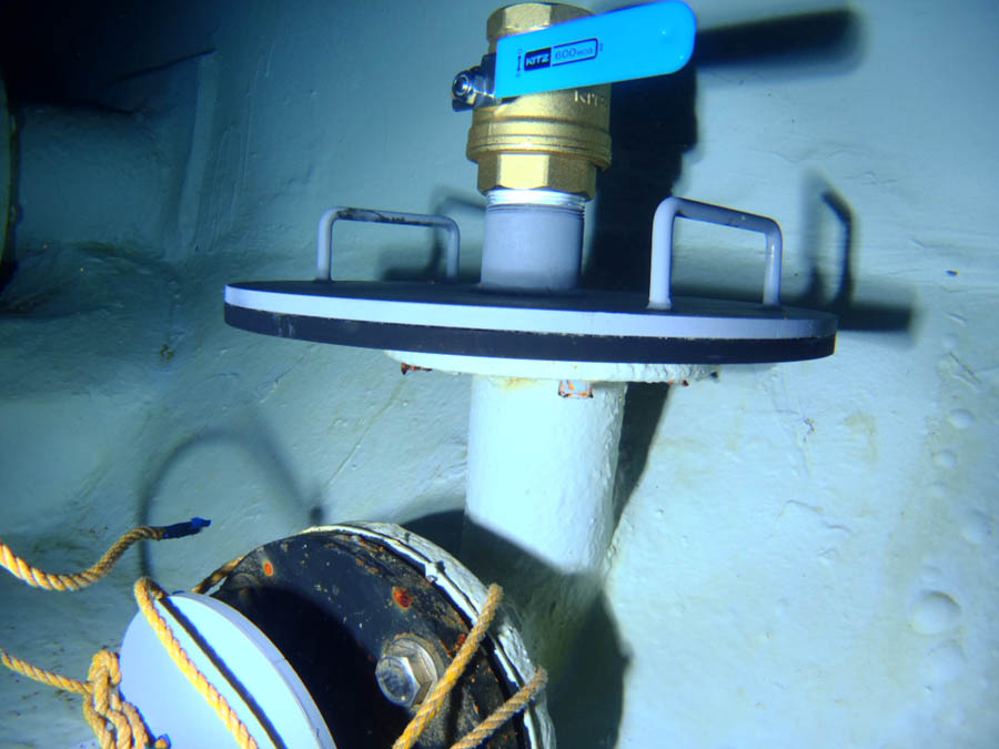 小口径配管の止水